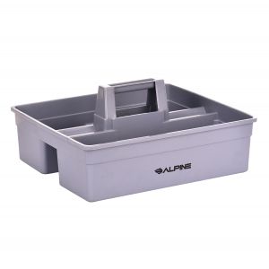 Alpine Industries Plastic Cleaning Caddy, 3Compartment