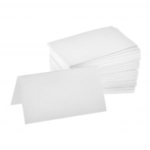 Alpine Industries White Place Cards 2'' x 3.5''  Pack of 100