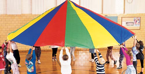 12 Colorful Parachute
