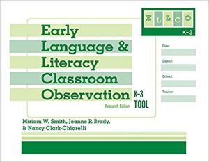 Early Language and Literacy Classroom Observation Tool, K3 (ELLCO K3), Research Edition