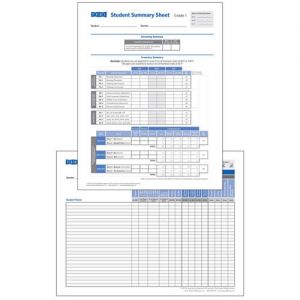 TPRI Student Record and Class Summary Sheets, Grade 1