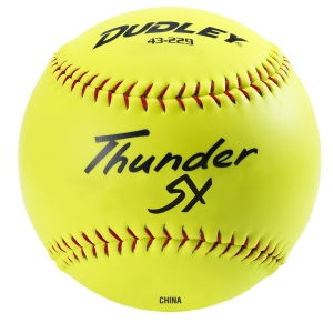 Dudley Thunder SY NonAssociation Softball, Synthetic Cover, 21, Dozen