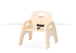 Simple Sitter Chair 9 Seat Height , Natural, 16.25 L x 18.25 W x 18.75 H