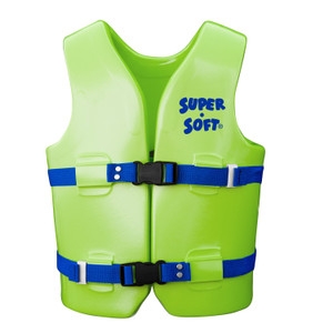 Kids Super Soft Water Sport Child Life Vestt, M  Kool Lime Green