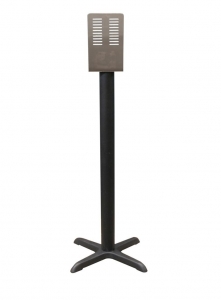 Sanitizer Stand with 4Prong Pedestal Base