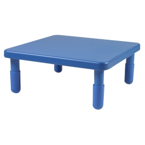 Angeles 28 Square Value Kids Table and Legs - Royal Blue