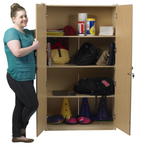 Value Line Birch Teacher�s Storage Cabinet