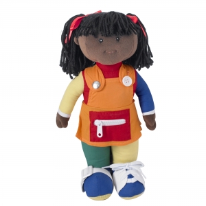 Learn to Dress African American Girl  Poly bag