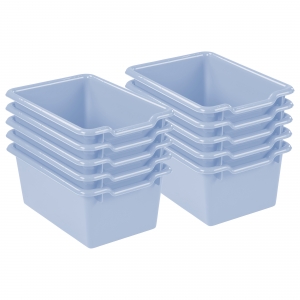 Scoop Front Storage Bins 10-Pack - Powder Blue