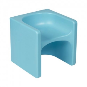 Tri-Me Cube Chair - Cyan Blue