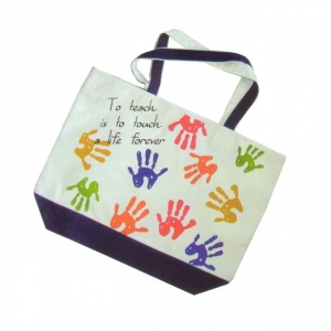 Tote Bag : To Teach is to Touch a Life Forever