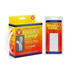 Hook, 1250 Coins, White, Self-Adhesive