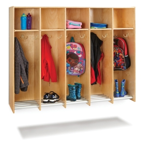 JontiCraft 5 Section Hanging Locker without Tubs