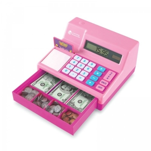 Pretend & Play Calculator Cash Register in Pink