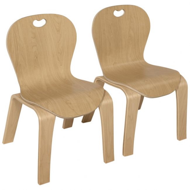 Maple Heritages Bentwood 12 Kids Chair, Set of 2