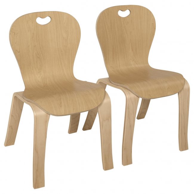 Maple Heritages Bentwood 14 Kids Chair, Set of 2